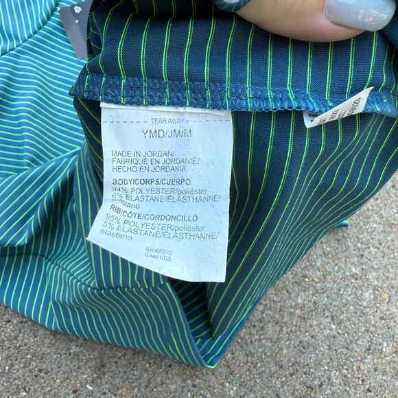 Under Armour Youth Performance Polo - Blue, Green, Yellow - Picture 4 of 6